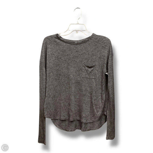 Top Long Sleeve By Vince In Grey, Size: Xs