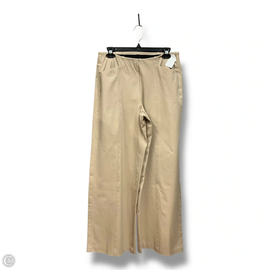 Pants Wide Leg By Clothes Mentor In Tan, Size: L