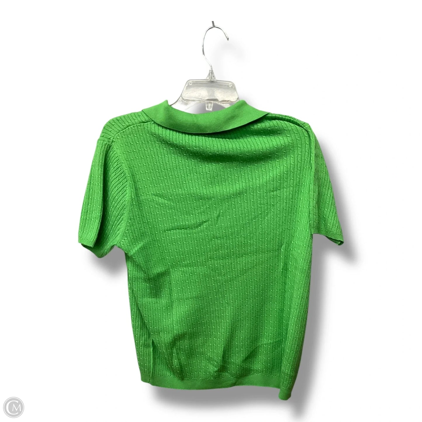 Sweater Short Sleeve By Clothes Mentor In Green, Size: L