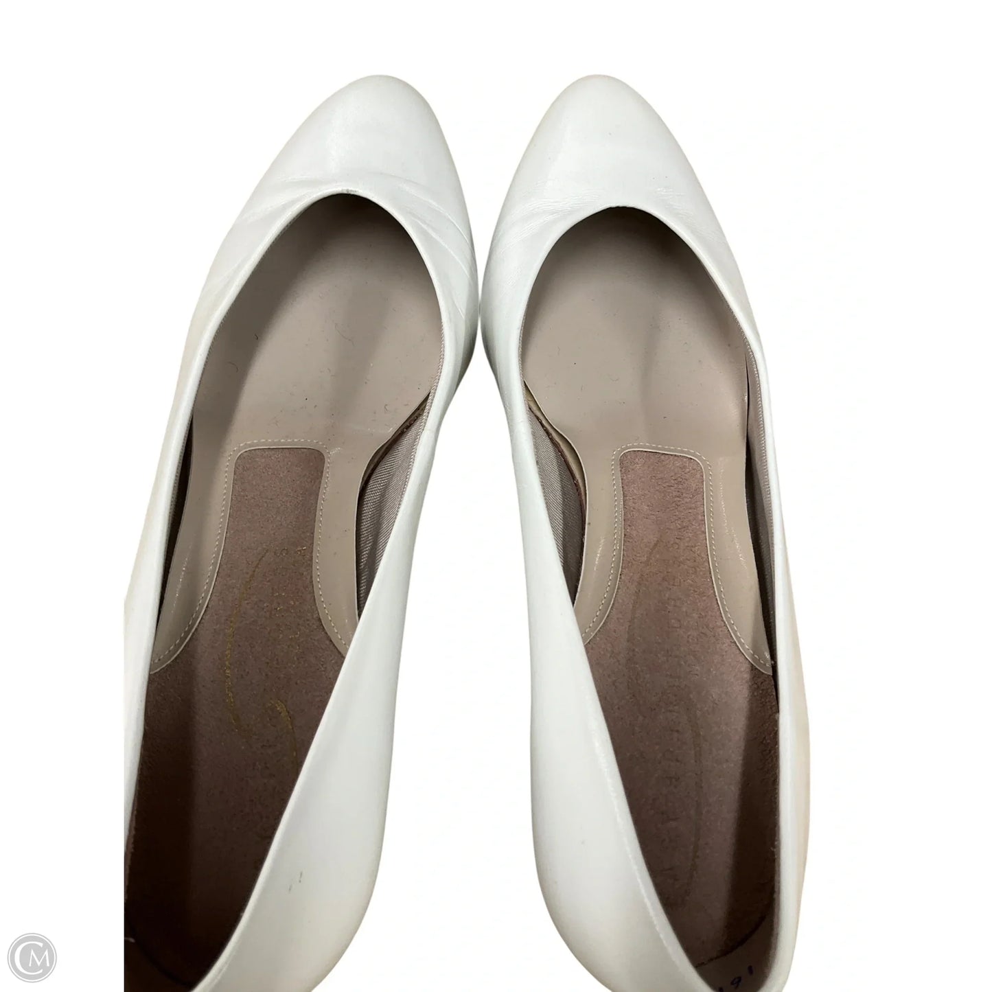 Shoes Heels Kitten By Easy Spirit In White, Size: 6