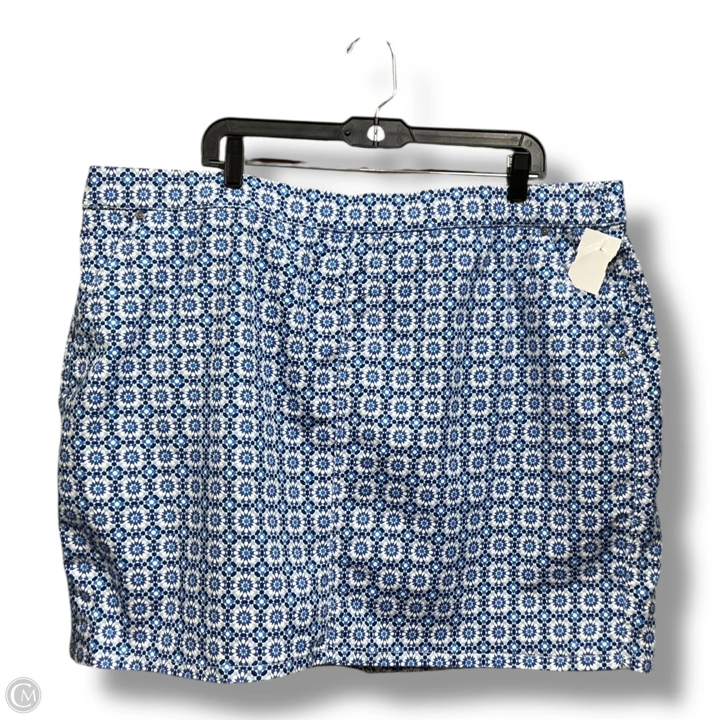 Skirt Mini & Short By Intro In Blue, Size: 20