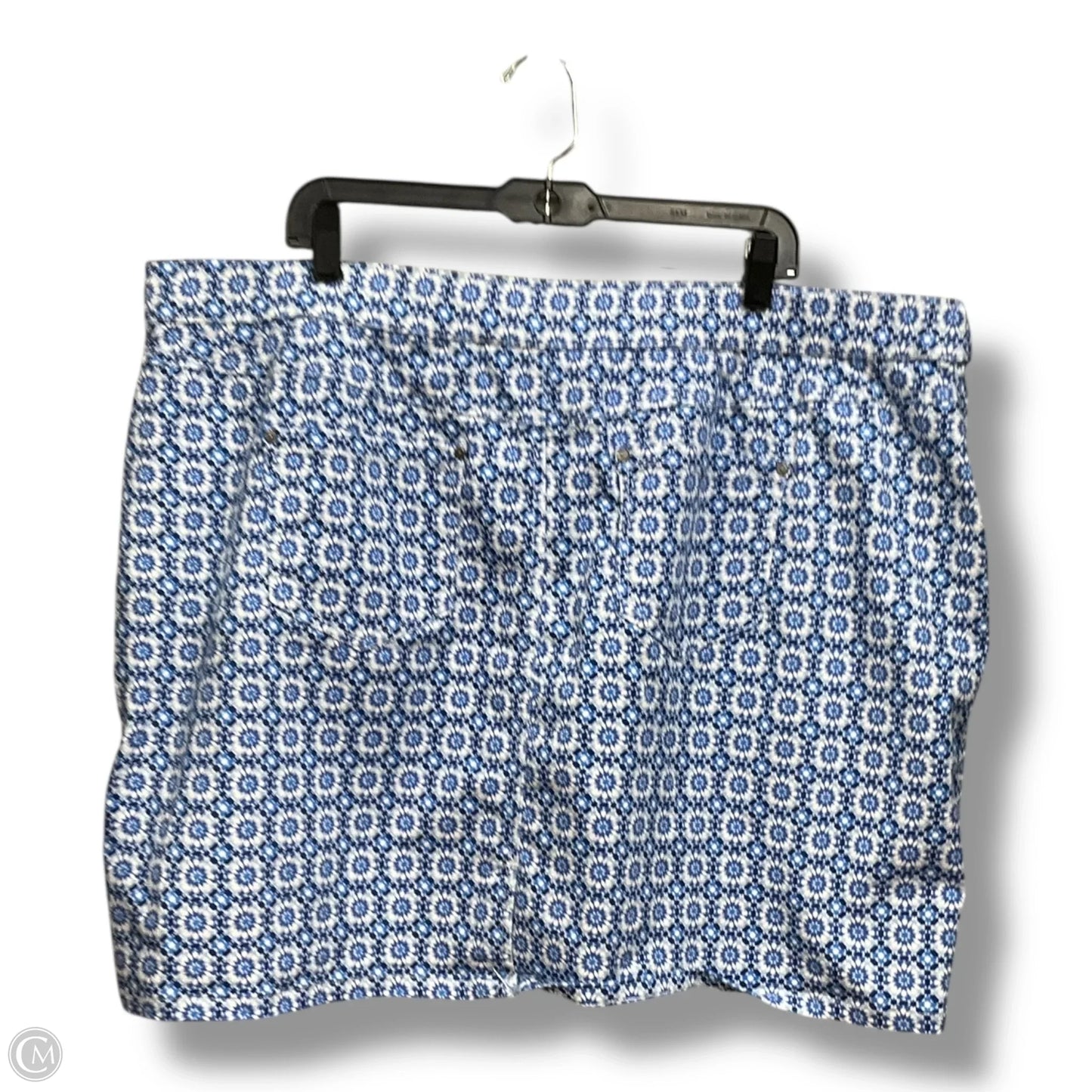 Skirt Mini & Short By Intro In Blue, Size: 20