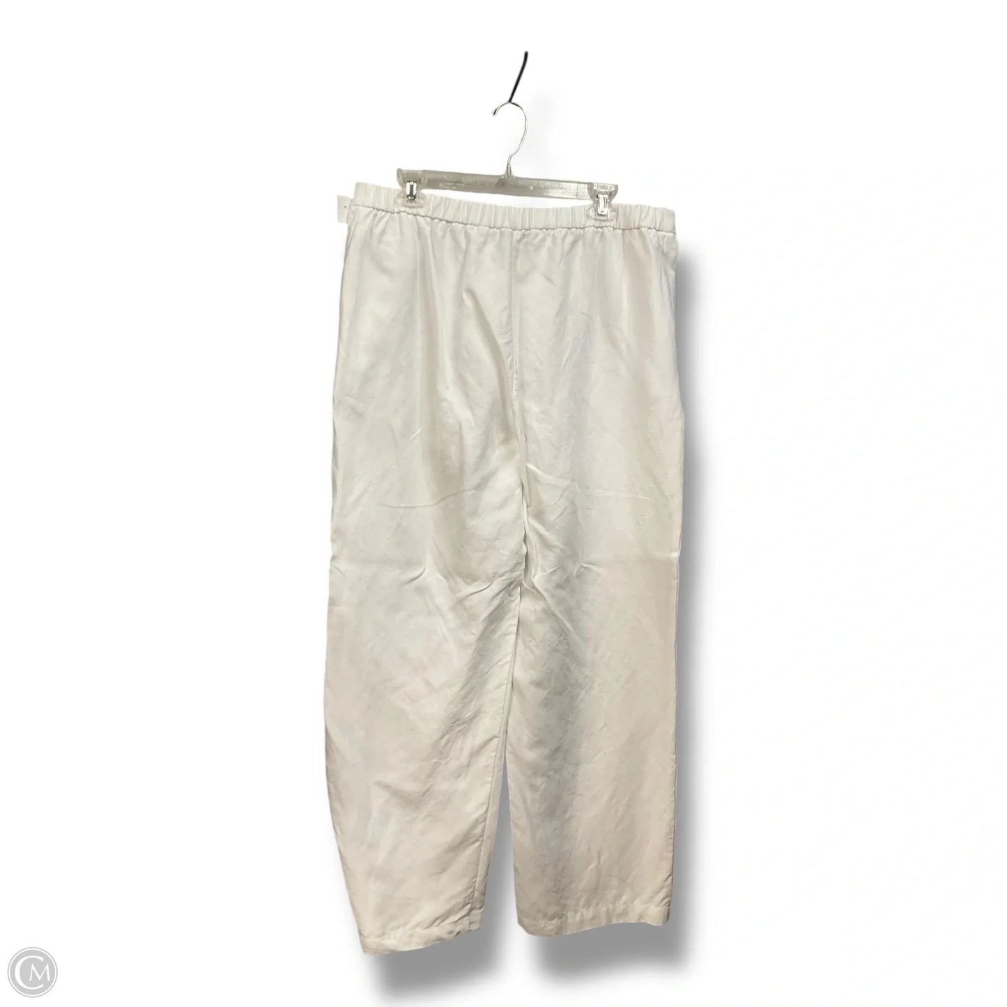 Pants Linen By Eileen Fisher In White, Size: L