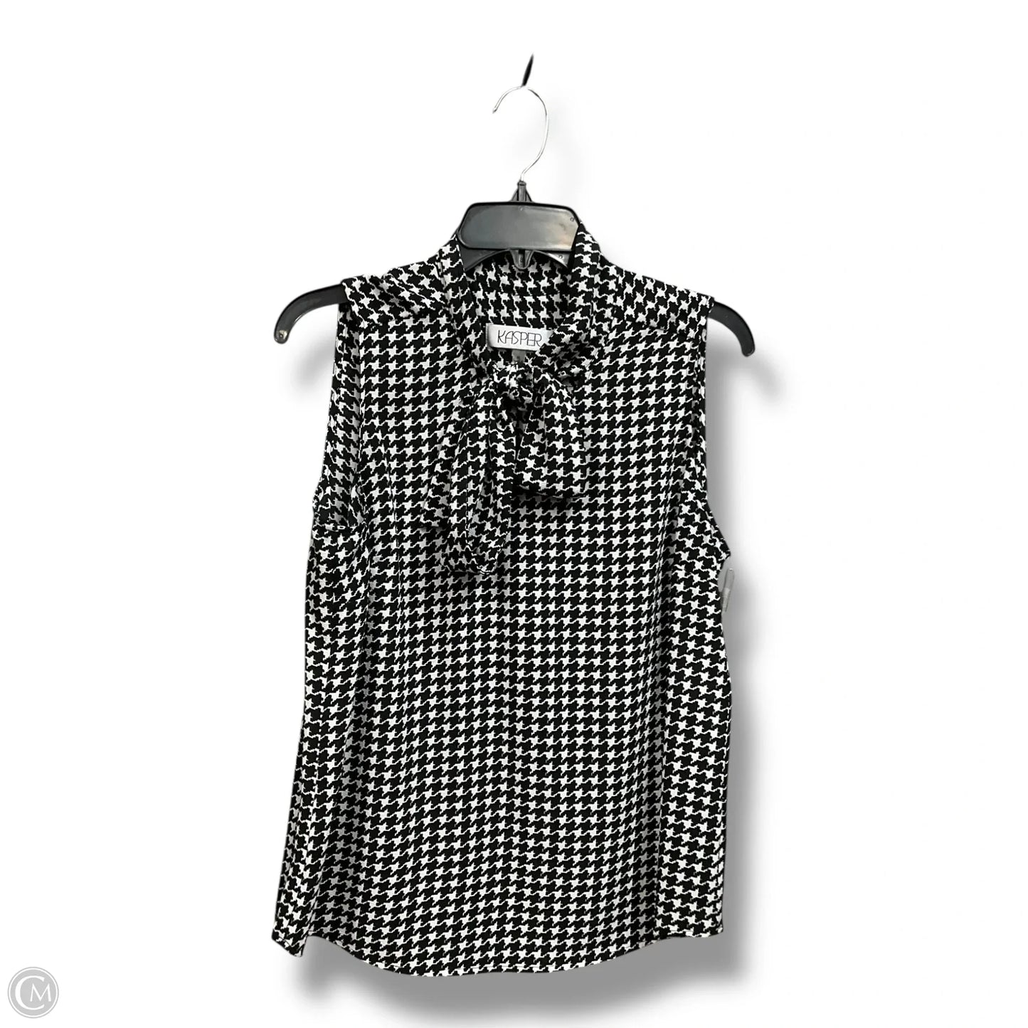 Blouse Sleeveless By Kasper In Multi-colored, Size: Lp