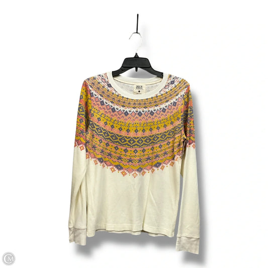 Top Long Sleeve By Anthropologie In Multi-colored, Size: M