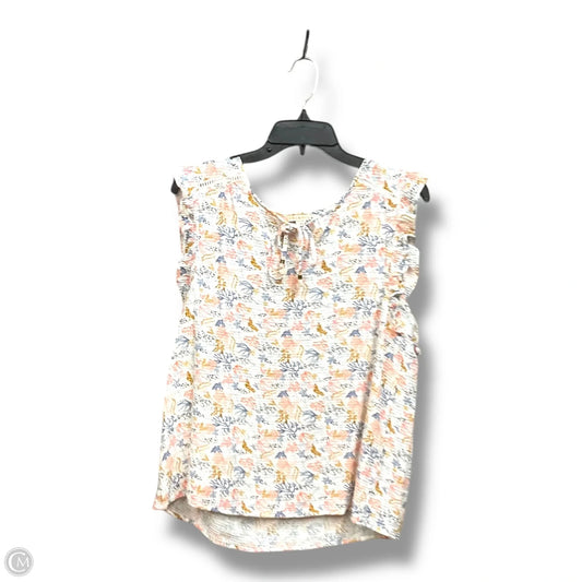Top Sleeveless By Clothes Mentor In Multi-colored, Size: L