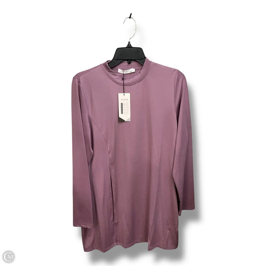 Tunic Long Sleeve By Clothes Mentor In Purple, Size: Xl