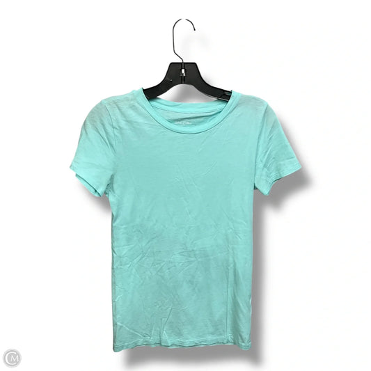 Top Short Sleeve Basic By J. Crew In Teal, Size: Xs