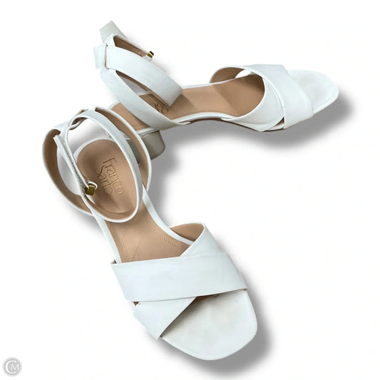 Shoes Heels Block By Franco Sarto In White, Size: 7