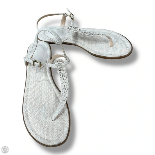 Sandals Flats By Crown And Ivy In Tan, Size: 7