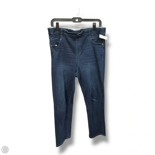 Jeans Skinny By Liverpool In Blue Denim, Size: 12
