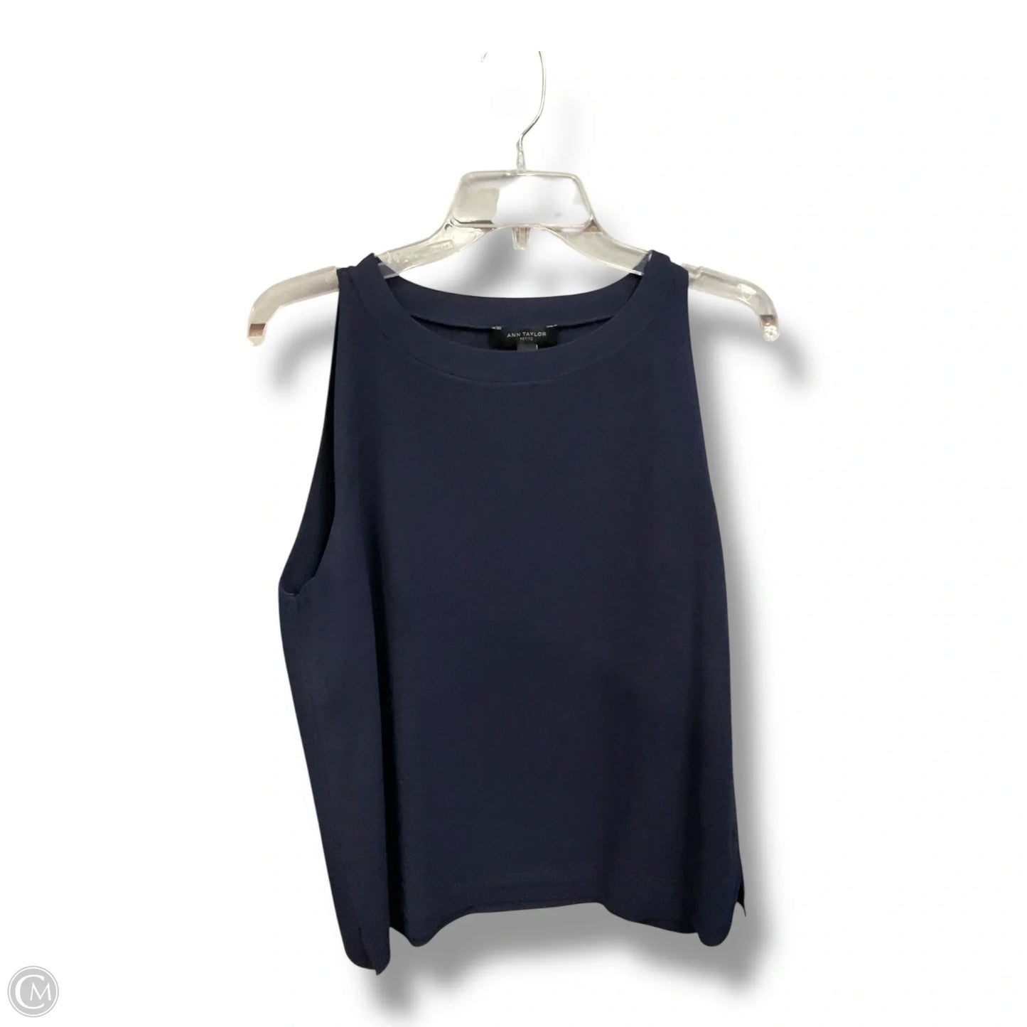 Top Sleeveless Basic By Ann Taylor In Navy, Size: Xlp