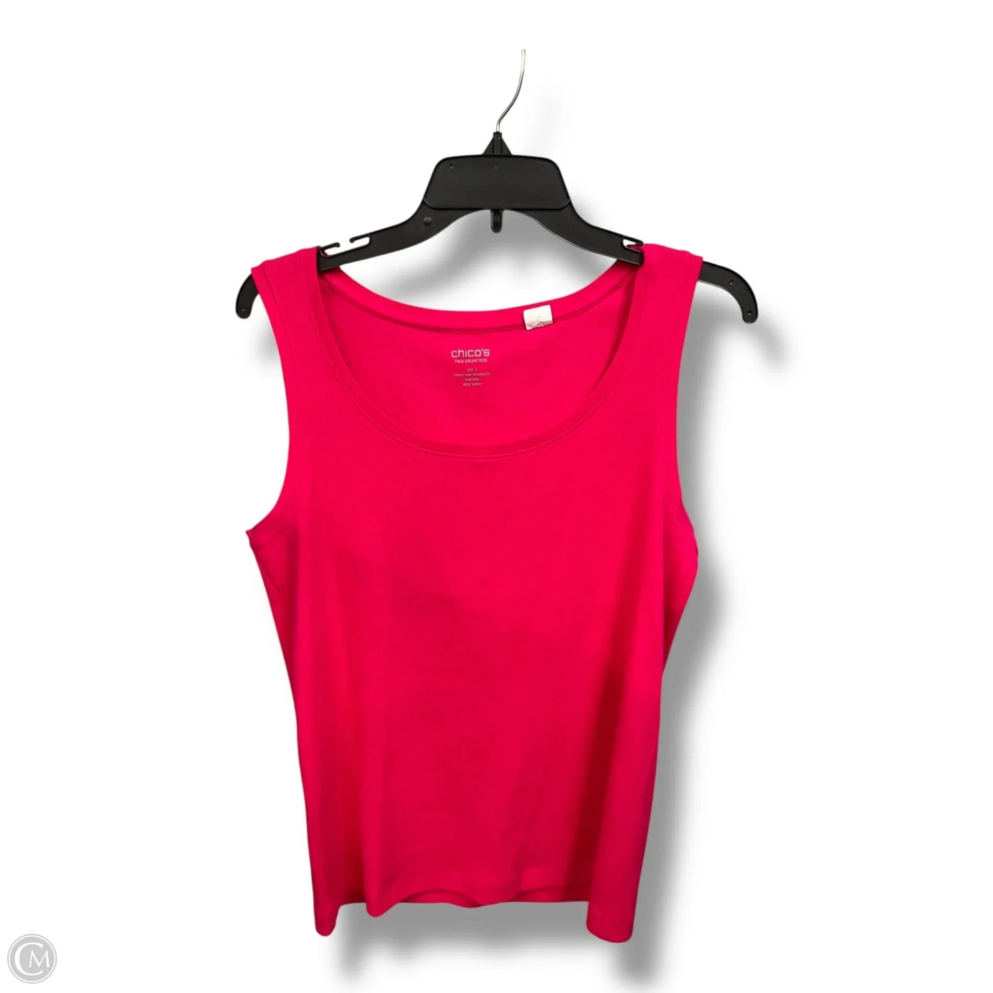 Top Sleeveless Basic By Chicos In Pink, Size: L