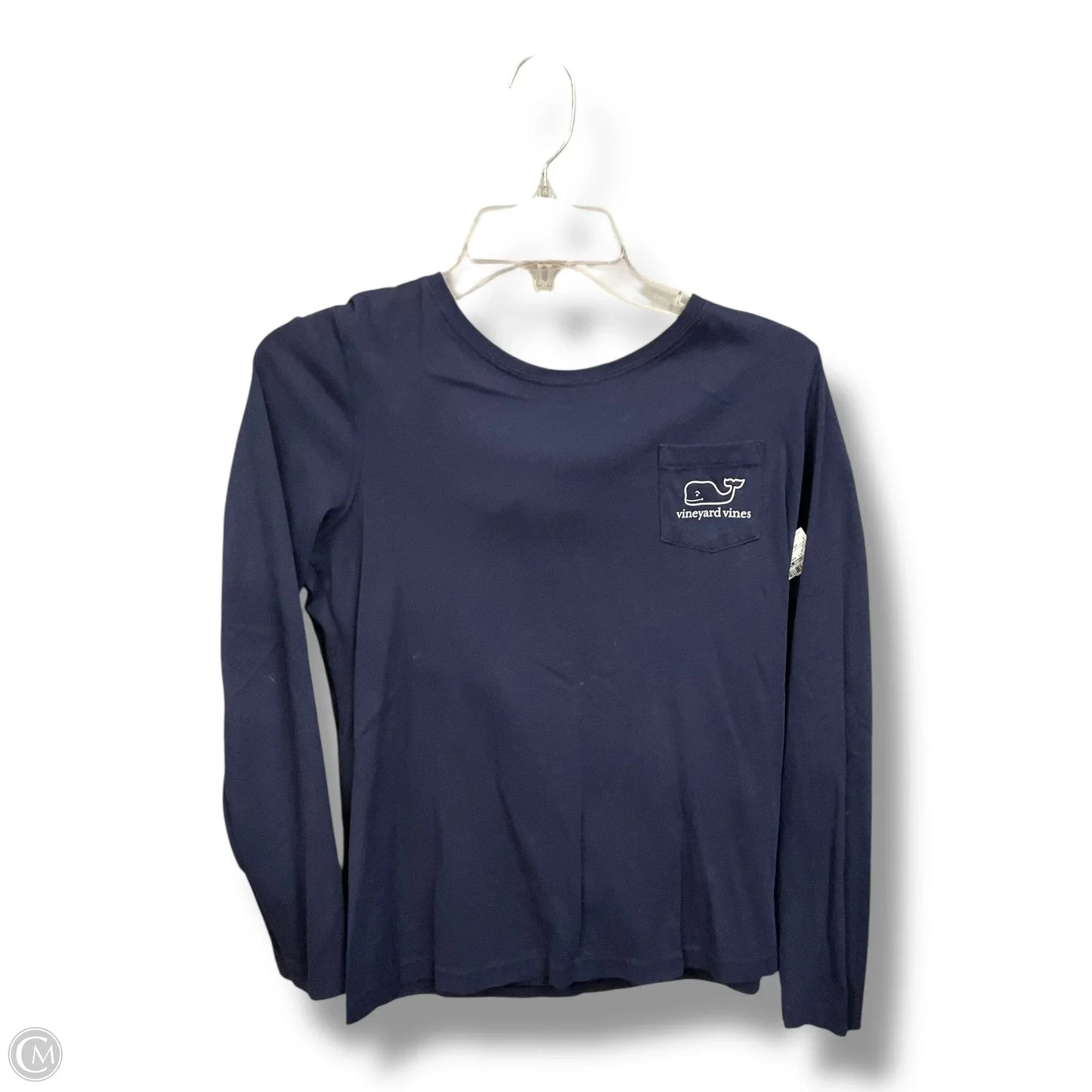 Top Long Sleeve Basic By Vineyard Vines In Blue, Size: Xs