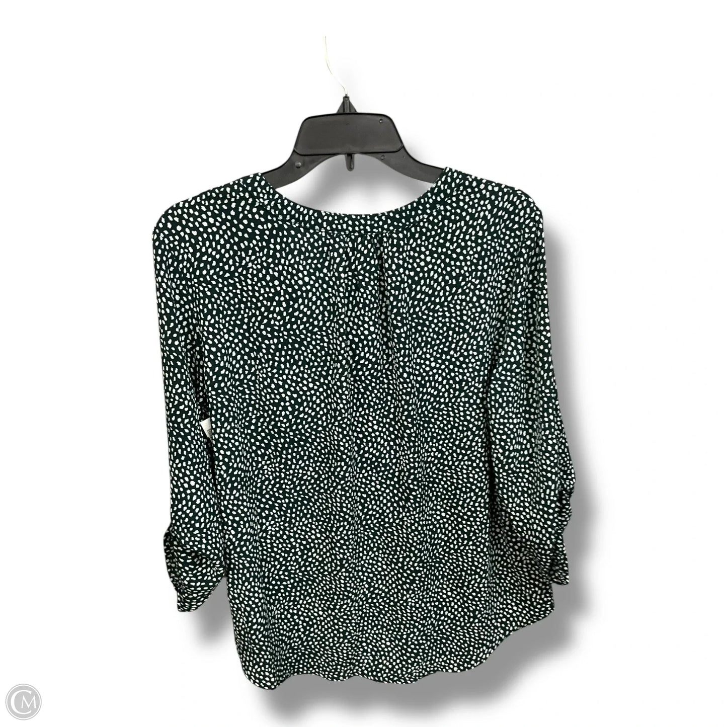 Blouse 3/4 Sleeve By 41 Hawthorn In Green, Size: M