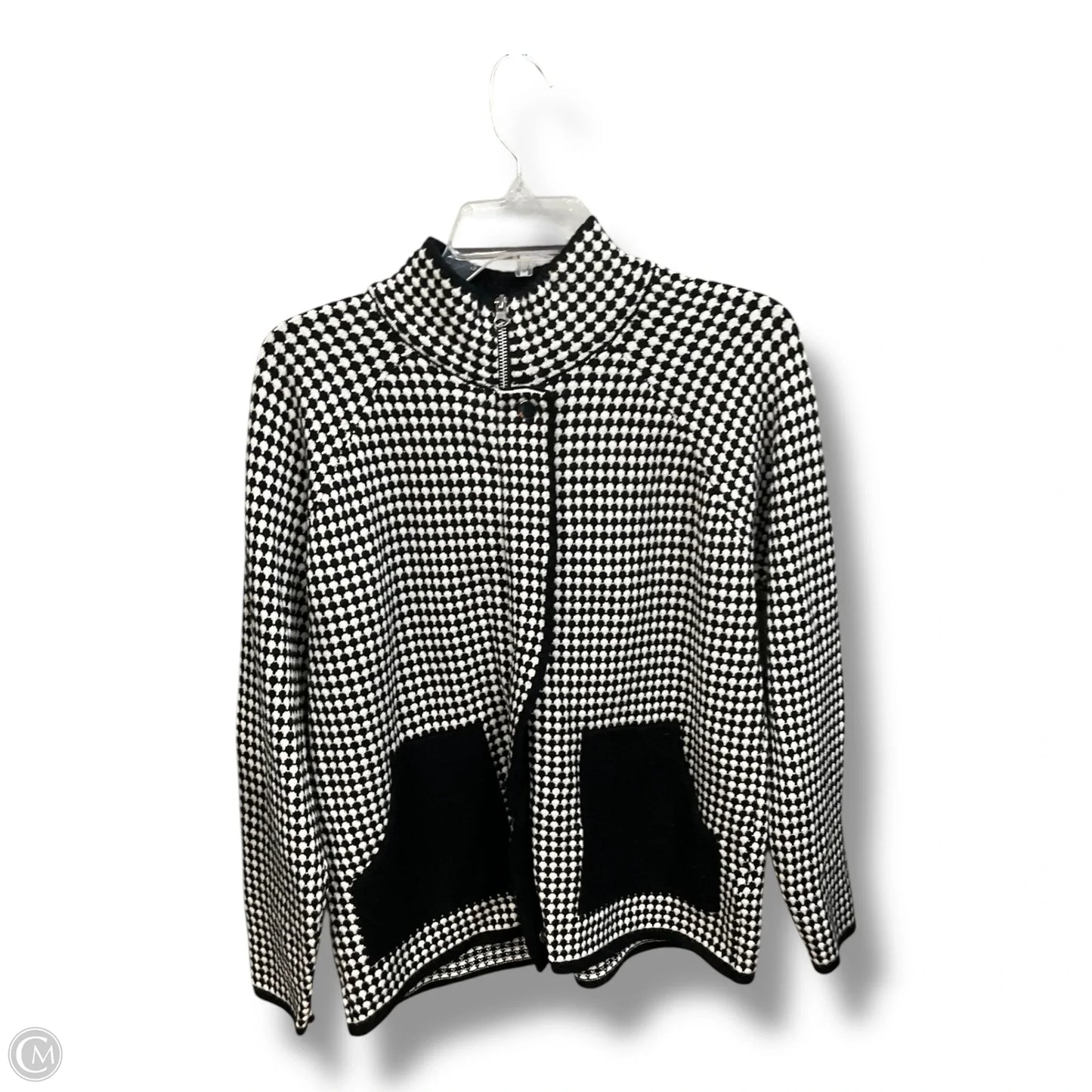 Jacket Other By Clothes Mentor In Black & White, Size: L
