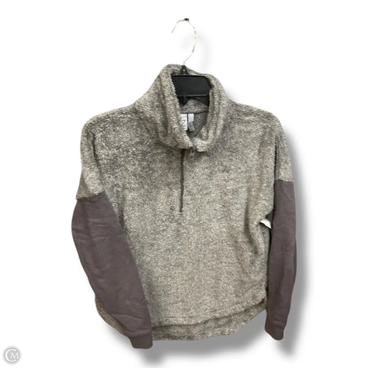 Sweatshirt Collar By Zella In Brown, Size: S