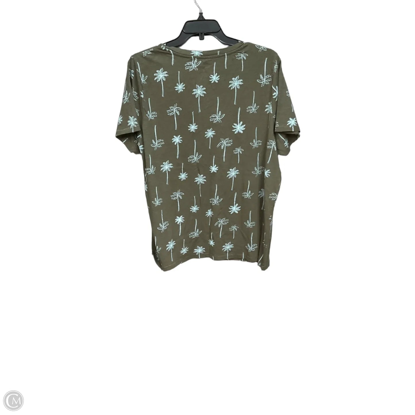 Top Short Sleeve By Sonoma In Tropical Print, Size: Xl