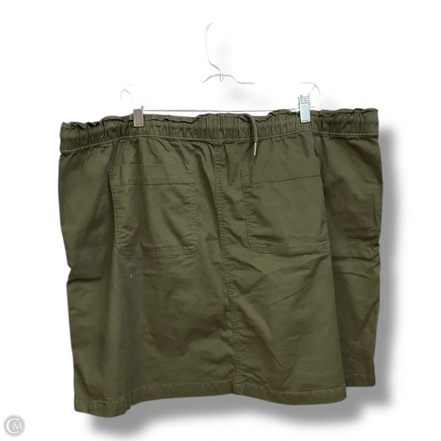 Skirt Mini & Short By Croft And Barrow In Green, Size: 2x