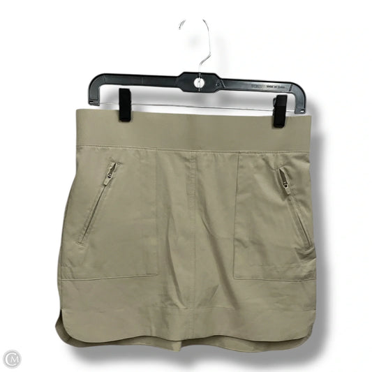 Athletic Skort By Kyodan In Tan, Size: Sp