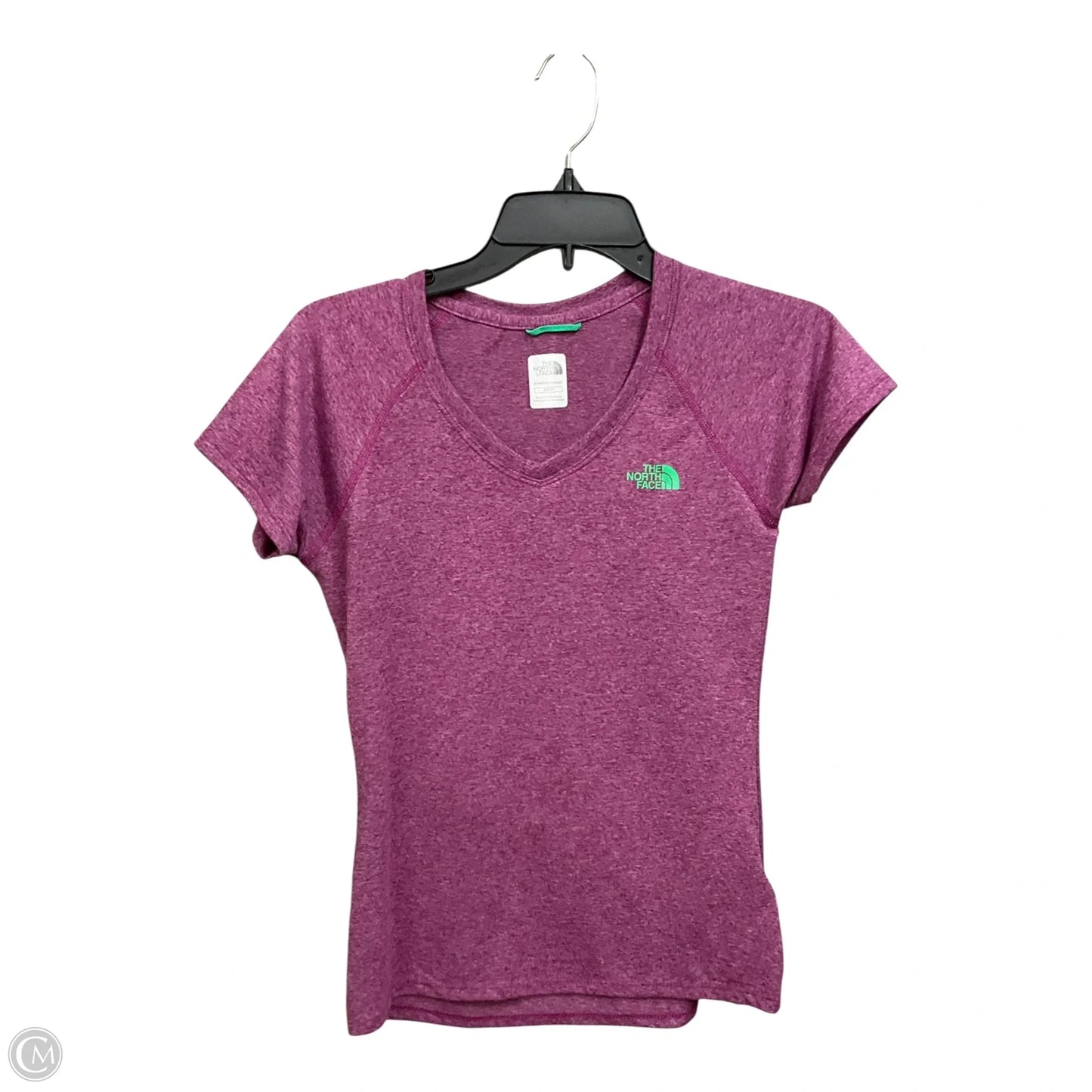 Athletic Top Short Sleeve By The North Face In Purple, Size: Xs
