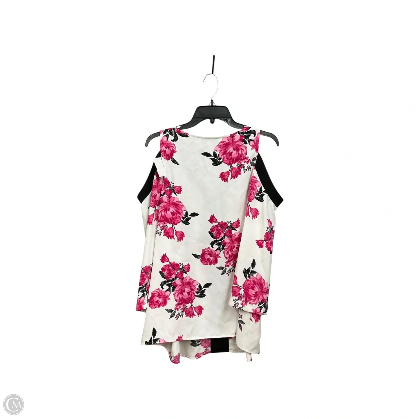 Blouse Short Sleeve By Alfani In Multi-colored, Size: 1x