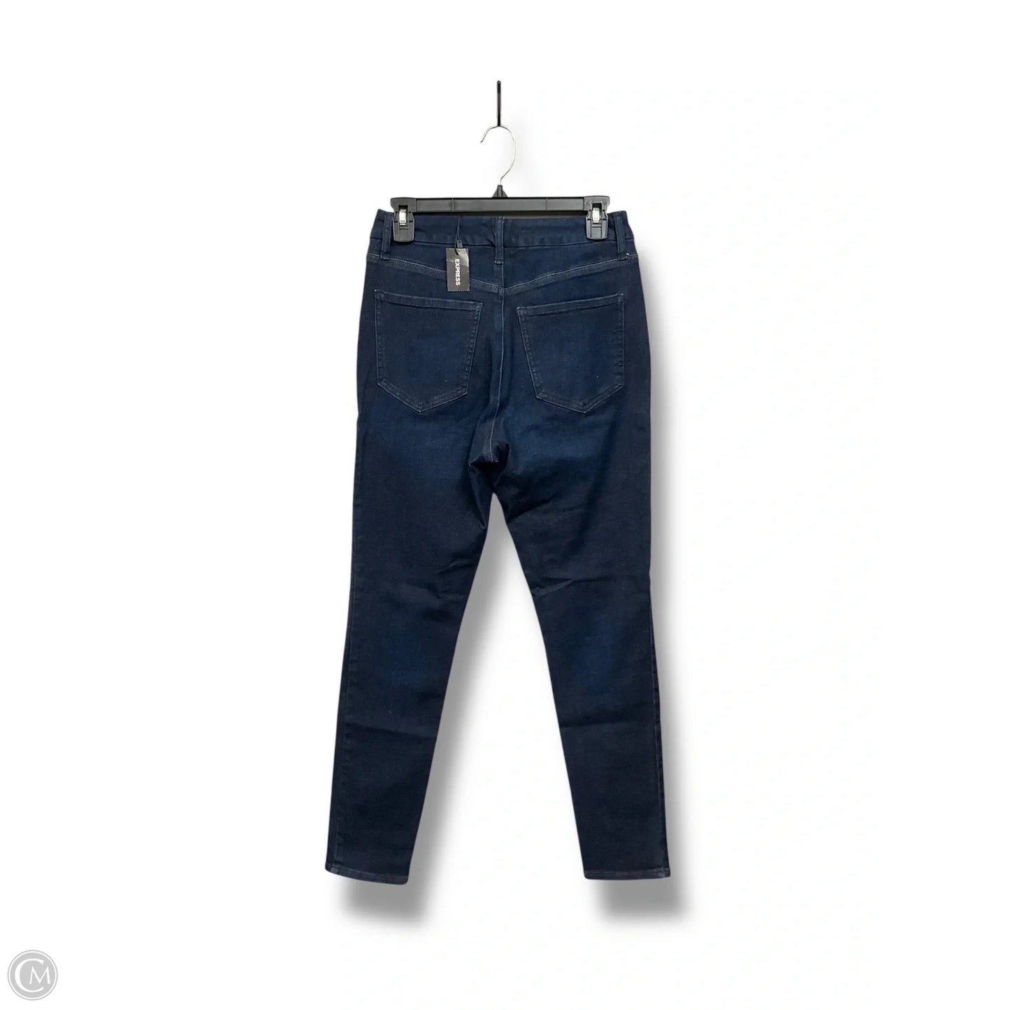 Jeans Skinny By Express In Blue Denim, Size: 8