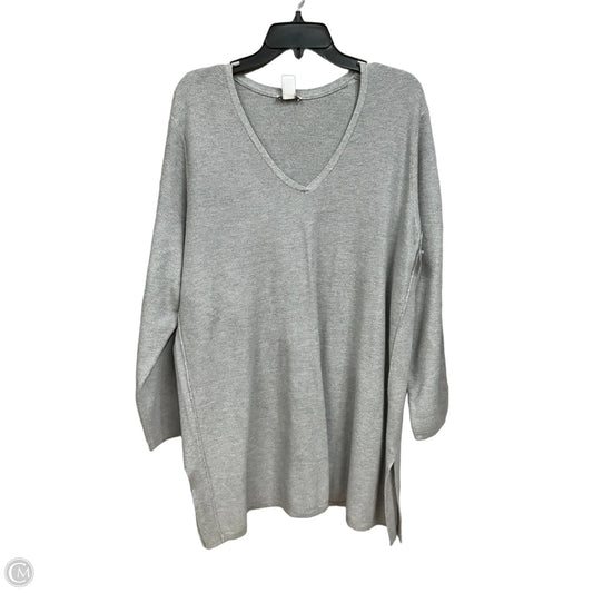 Tunic 3/4 Sleeve By J. Jill In Grey, Size: 3x