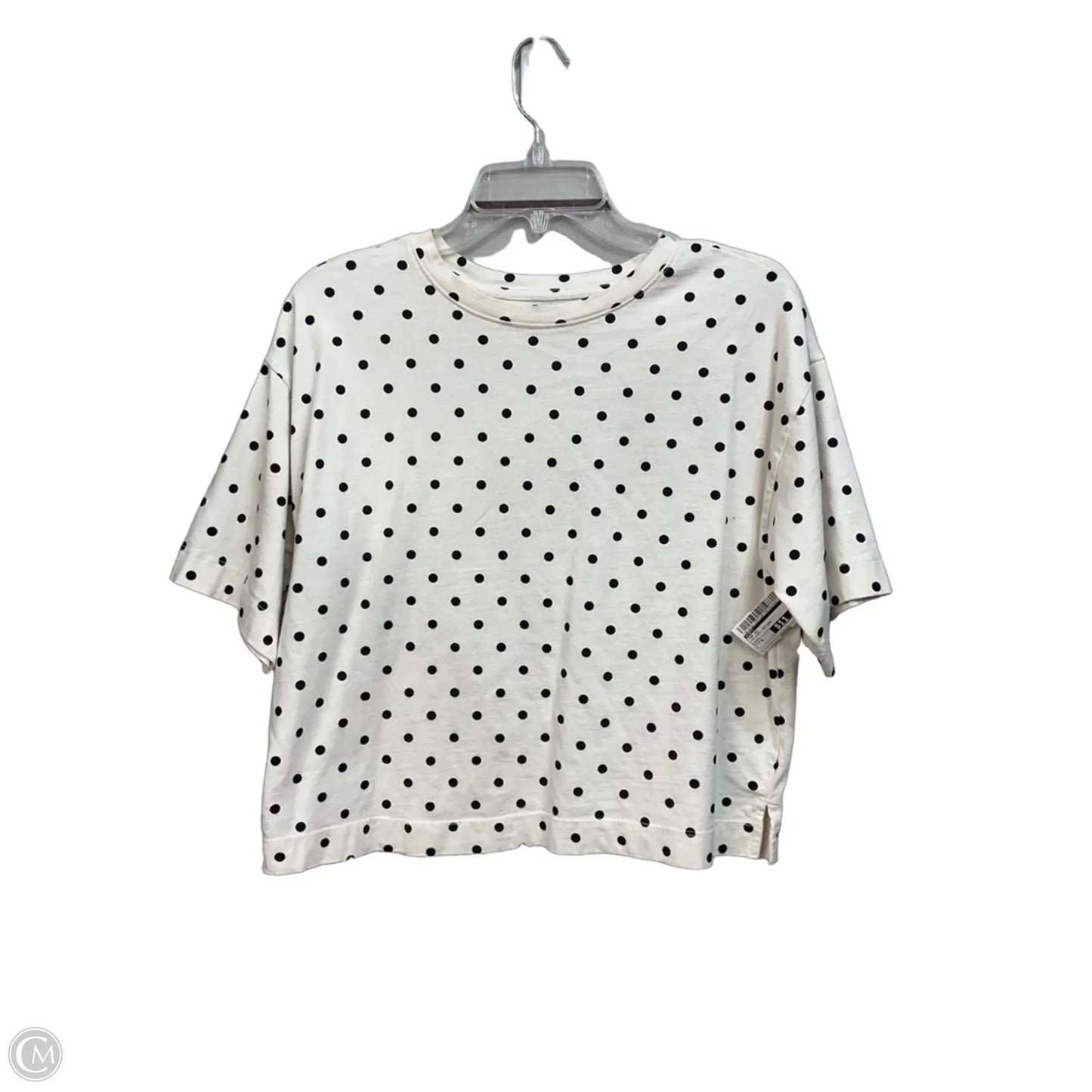 Top Short Sleeve By Loft In Polkadot Pattern, Size: S