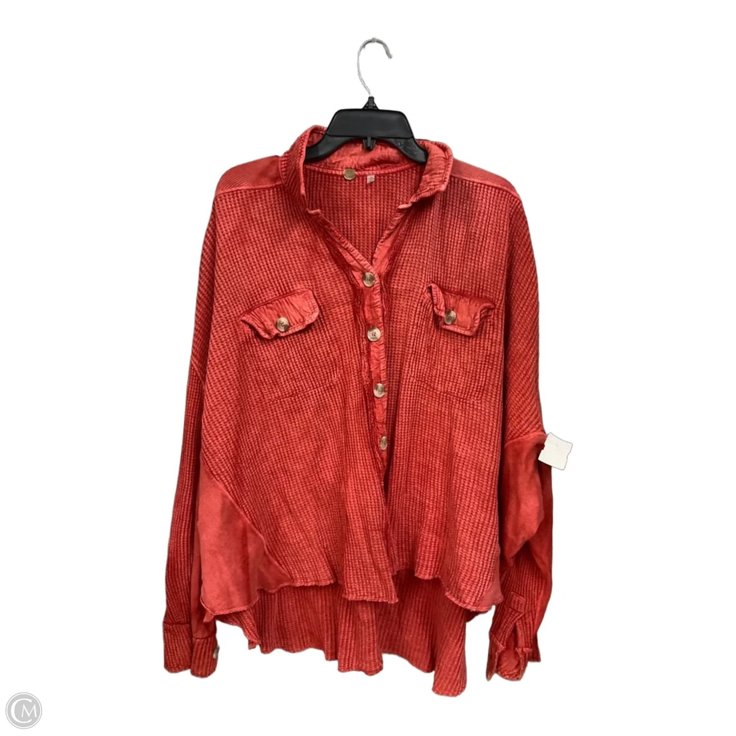 Top Long Sleeve By Free People In Red, Size: Xs