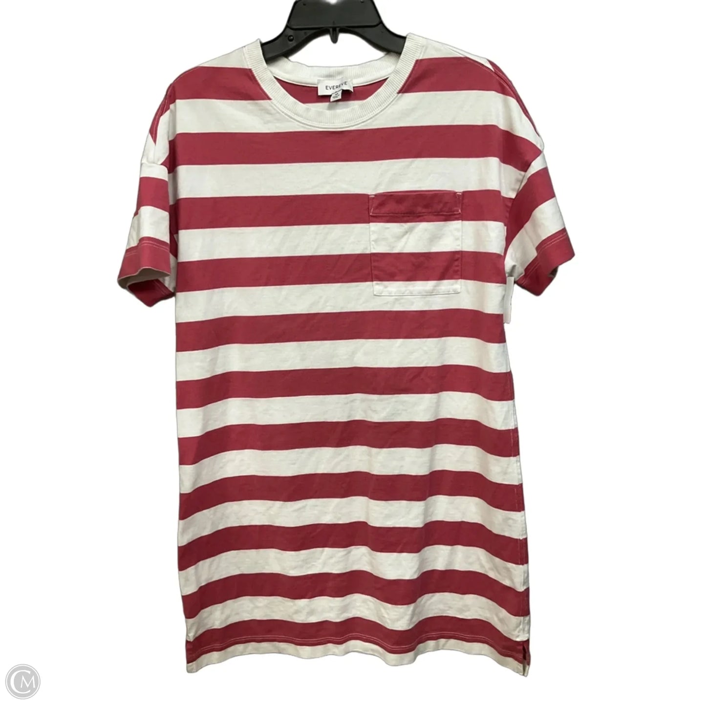 Dress Casual Short By Evereve In Striped Pattern, Size: M