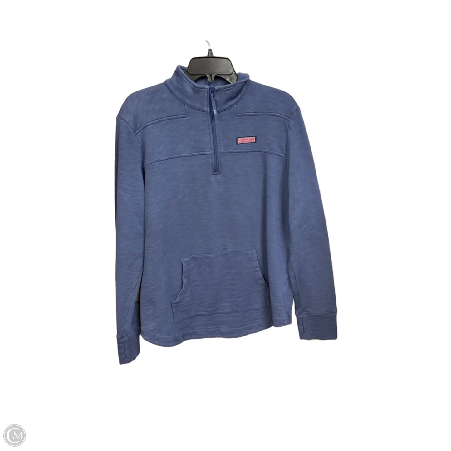 Sweatshirt Collar By Vineyard Vines In Blue, Size: L