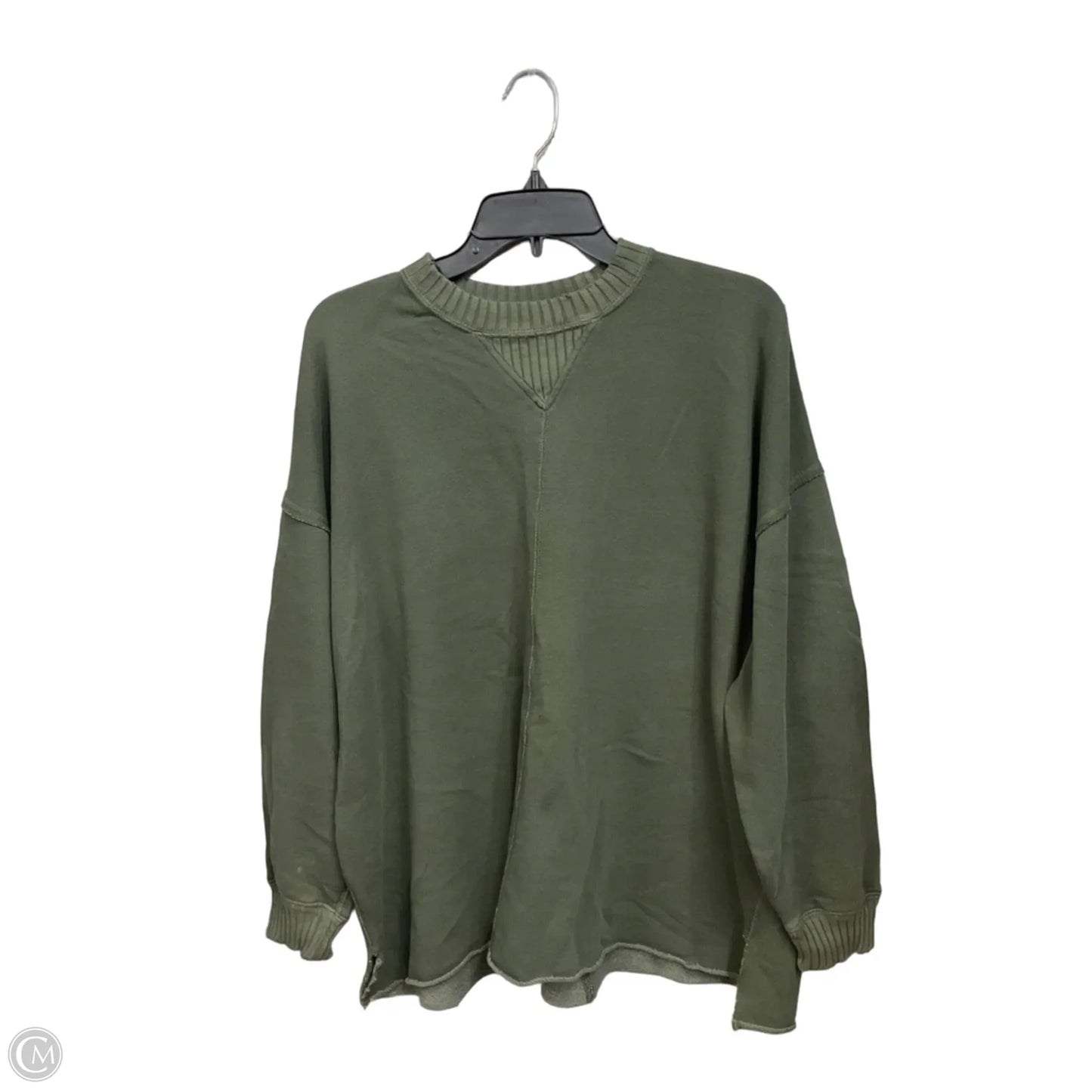 Sweatshirt Crewneck By Aerie In Green, Size: Xs