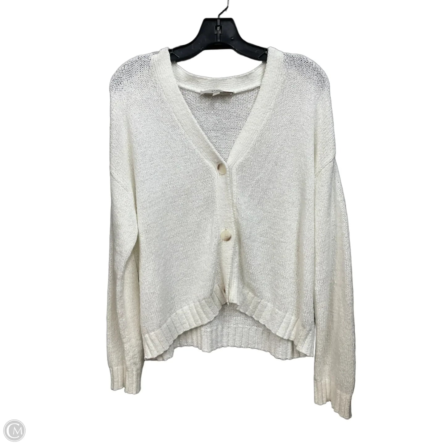 Cardigan By Loft In White, Size: M