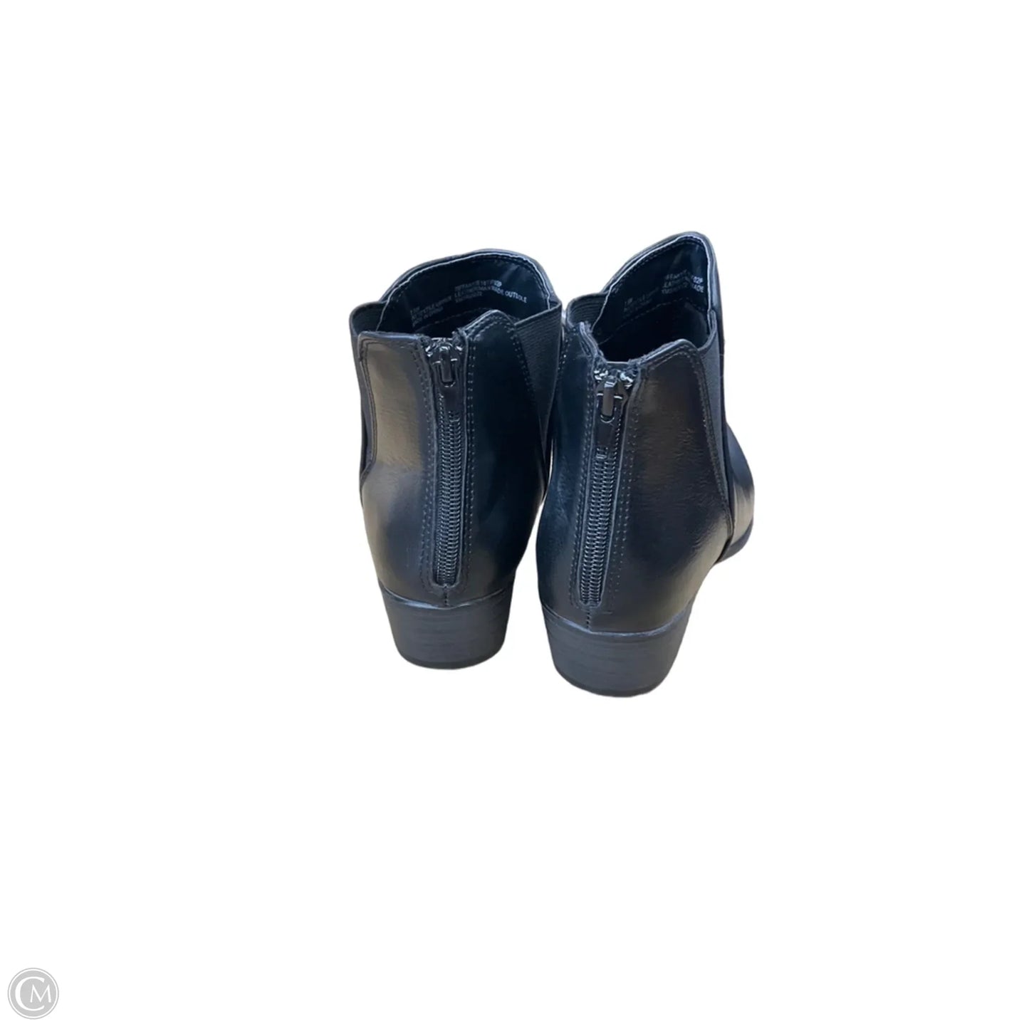 Boots Ankle Flats By Esprit In Black, Size: 7.5