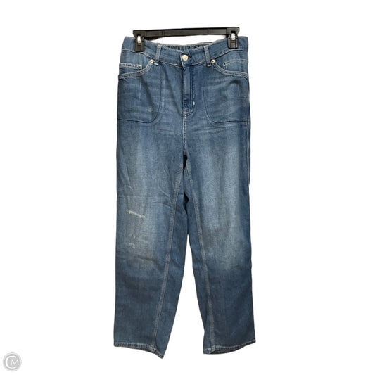 Pants Wide Leg By Free People In Blue Denim, Size: 4
