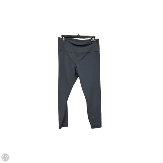 Athletic Leggings By Athleta In Grey, Size: L