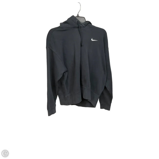 Sweatshirt Hoodie By Nike Apparel In Black, Size: M
