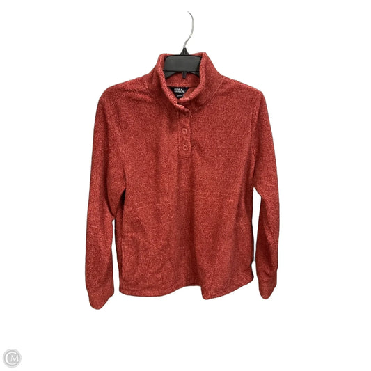 Athletic Sweatshirt Collar By Eddie Bauer In Red, Size: M