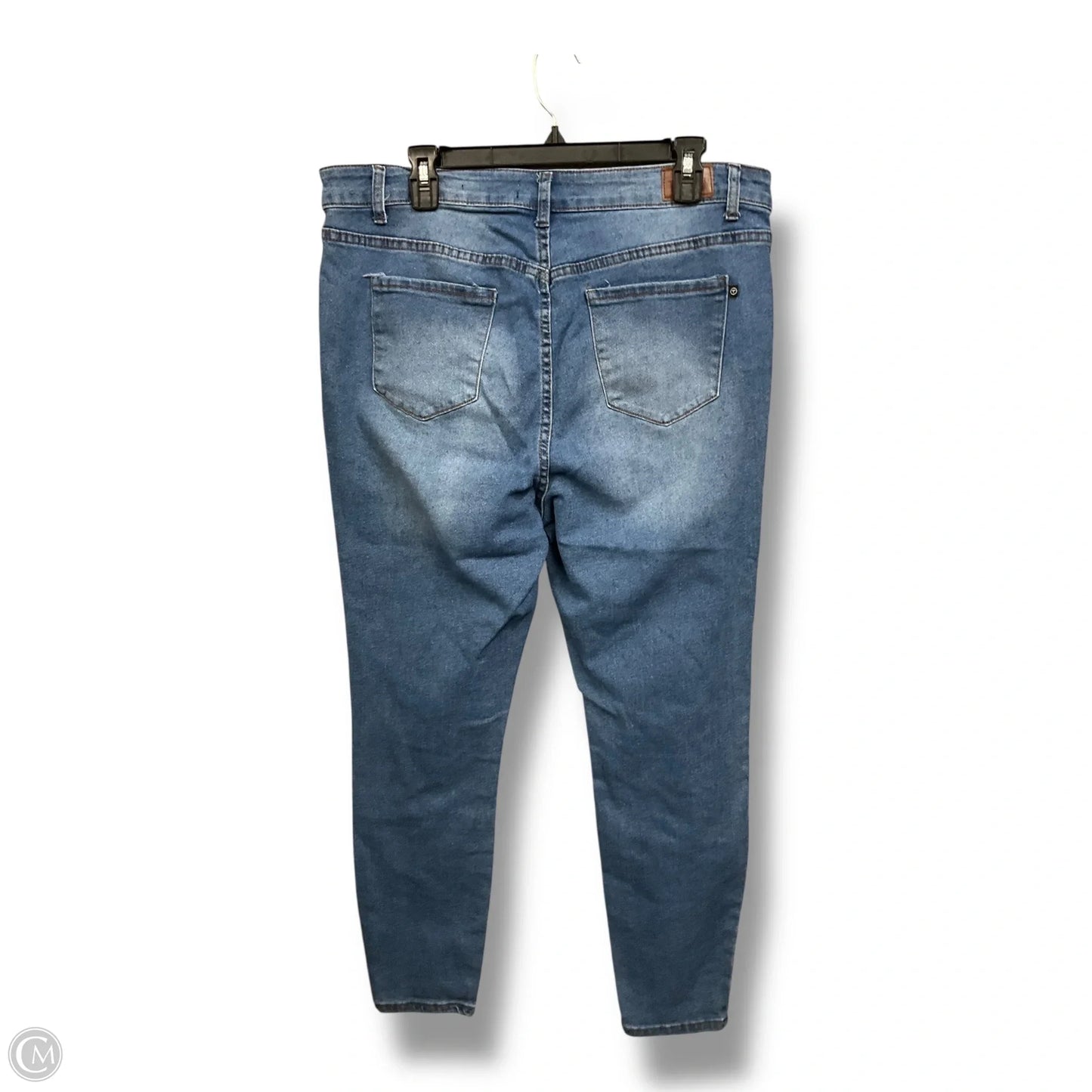 Jeans Skinny By Tahari By Arthur Levine In Blue Denim, Size: 16