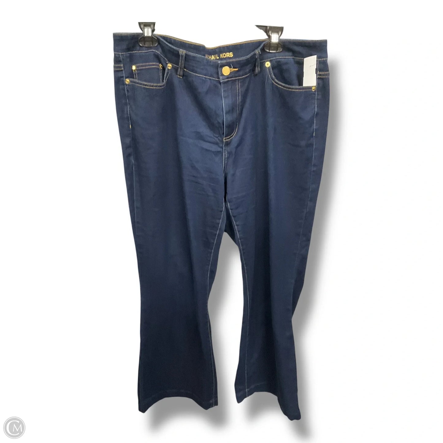 Jeans Flared By Michael By Michael Kors In Blue, Size: 16
