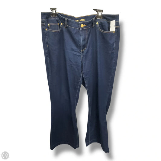 Jeans Flared By Michael By Michael Kors In Blue, Size: 16
