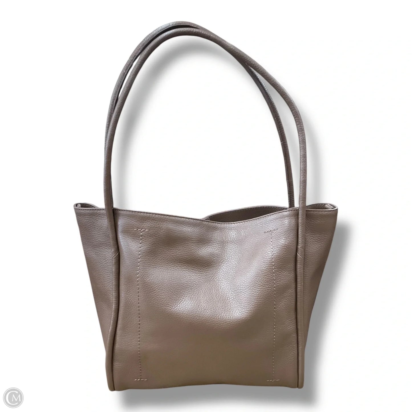 Handbag Leather By Cmc, Size: Large