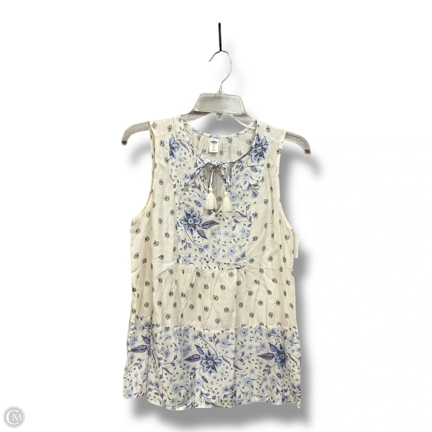 Top Sleeveless By Old Navy In Floral Print, Size: Xs