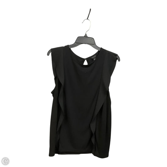 Top Sleeveless By Ann Taylor In Black, Size: L