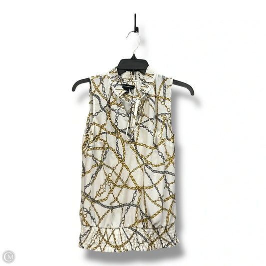 Blouse Sleeveless By Inc In Multi-colored, Size: Xs