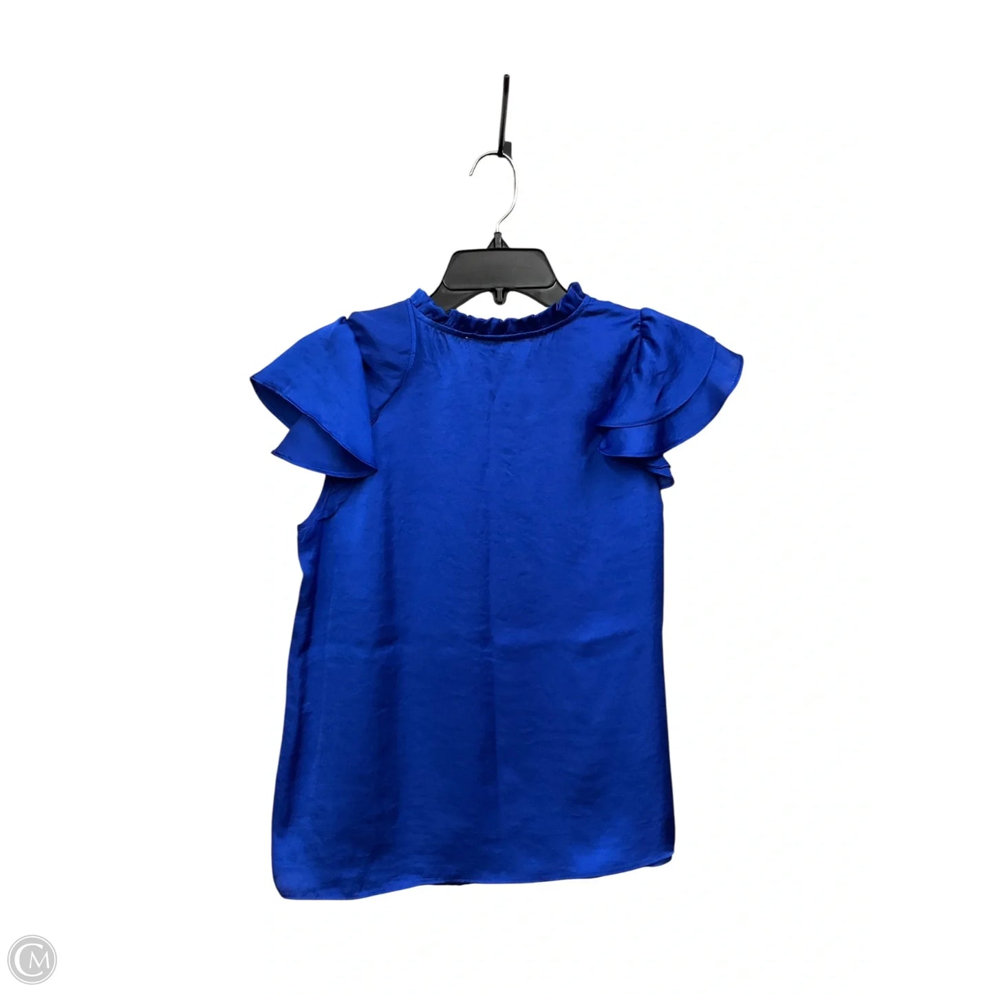 Blouse Sleeveless By Clothes Mentor In Blue, Size: Xs