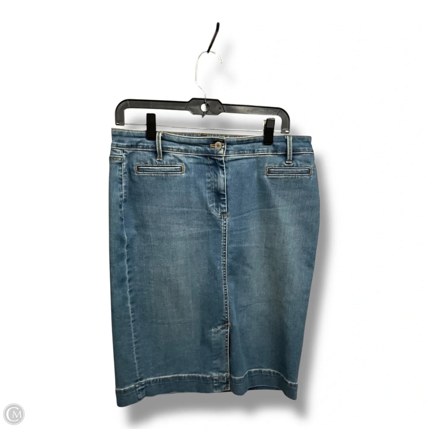 Skirt Mini & Short By Talbots In Blue Denim, Size: M