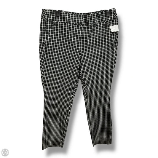 Pants Dress By Loft In Plaid Pattern, Size: 8