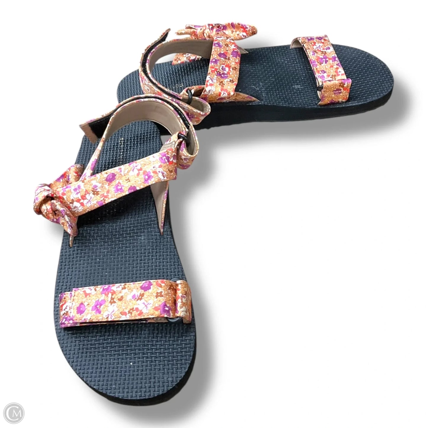 Sandals Flats By Ann Taylor In Black, Size: 7.5